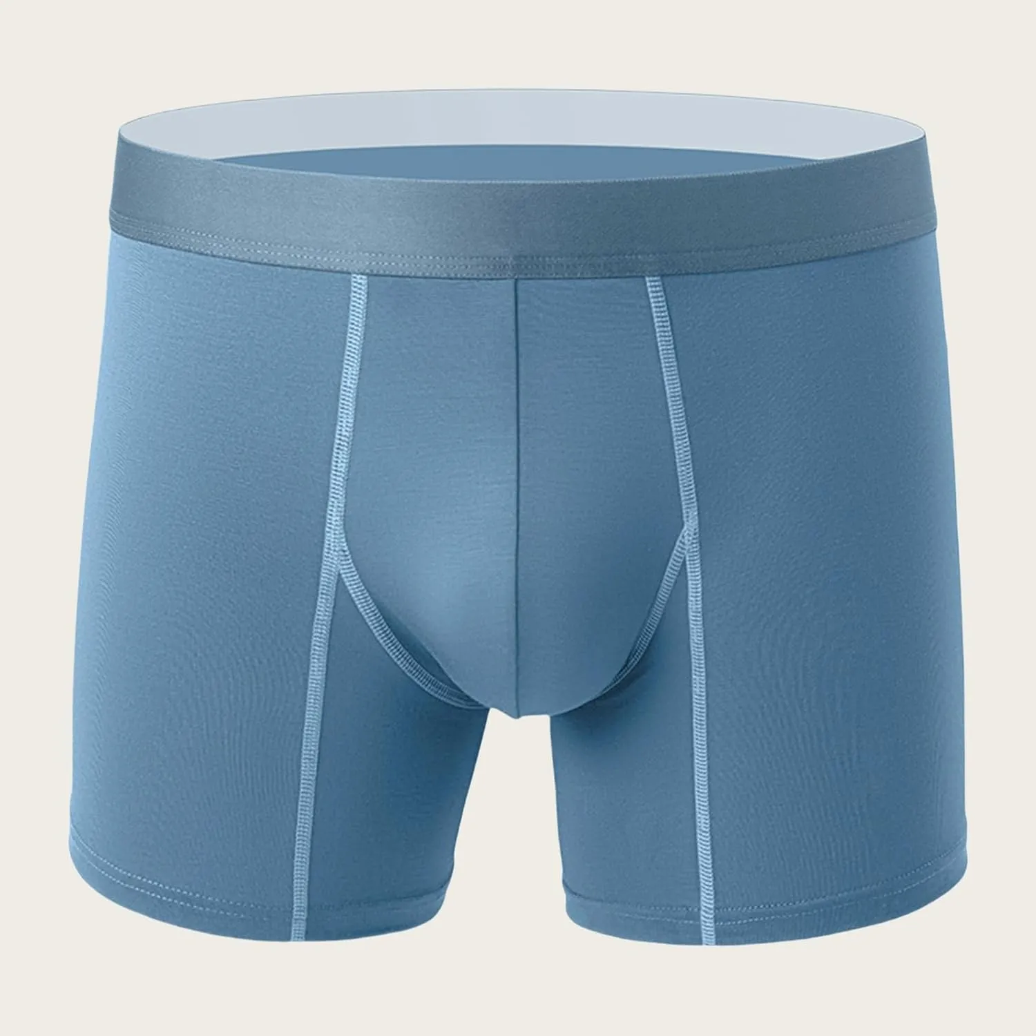 Men's Comfy Boxer Briefs Scrunch Butt Underpants Lightweight Breathable Soft Underpants Mid Rise Stretchy Underpants
