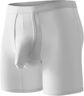 Mens Cool Boxer Briefs Trunks Underwear Loose Ice Silk Breathable Underpants Comfortable Bulge Pouch Classics Panties