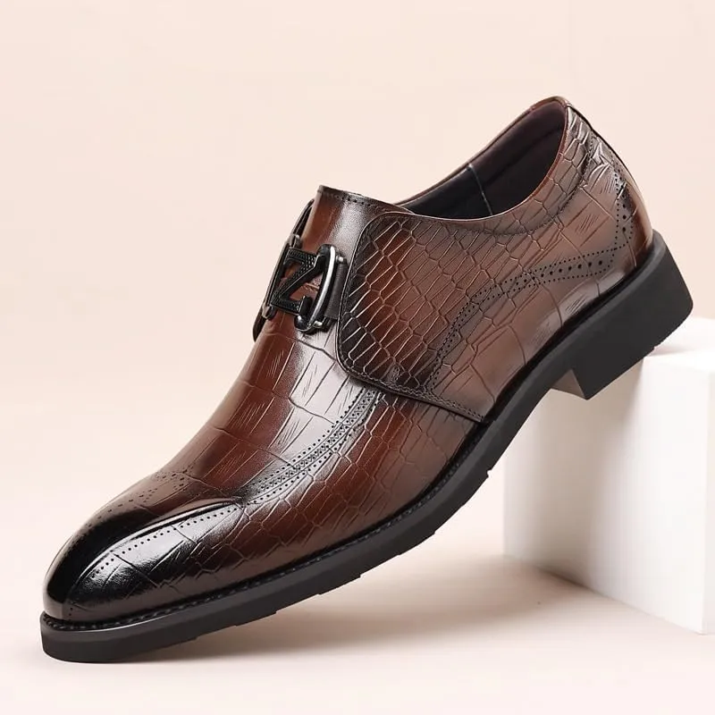 Men's Dress Shoes Fashion Business Slip-On Loafers Shoes Casual Wedding Summer Oxford Shoes for Men