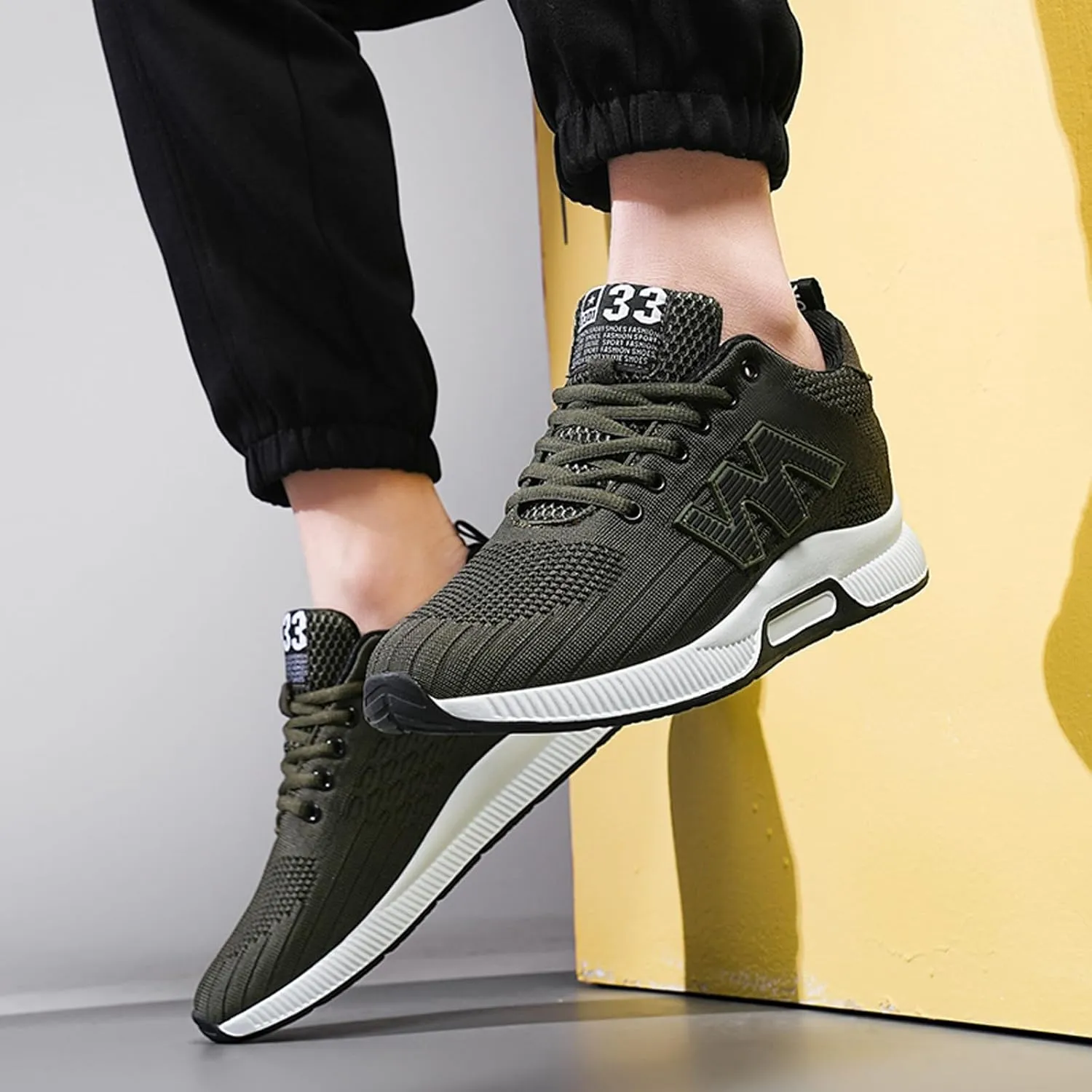 Mens Elevator Sneakers 2.36 Inchs Invisible Height Increasing Elevator Shoes Taller Lace up Hidden Heel Lift Shoes Trainers Fashion Sneakers