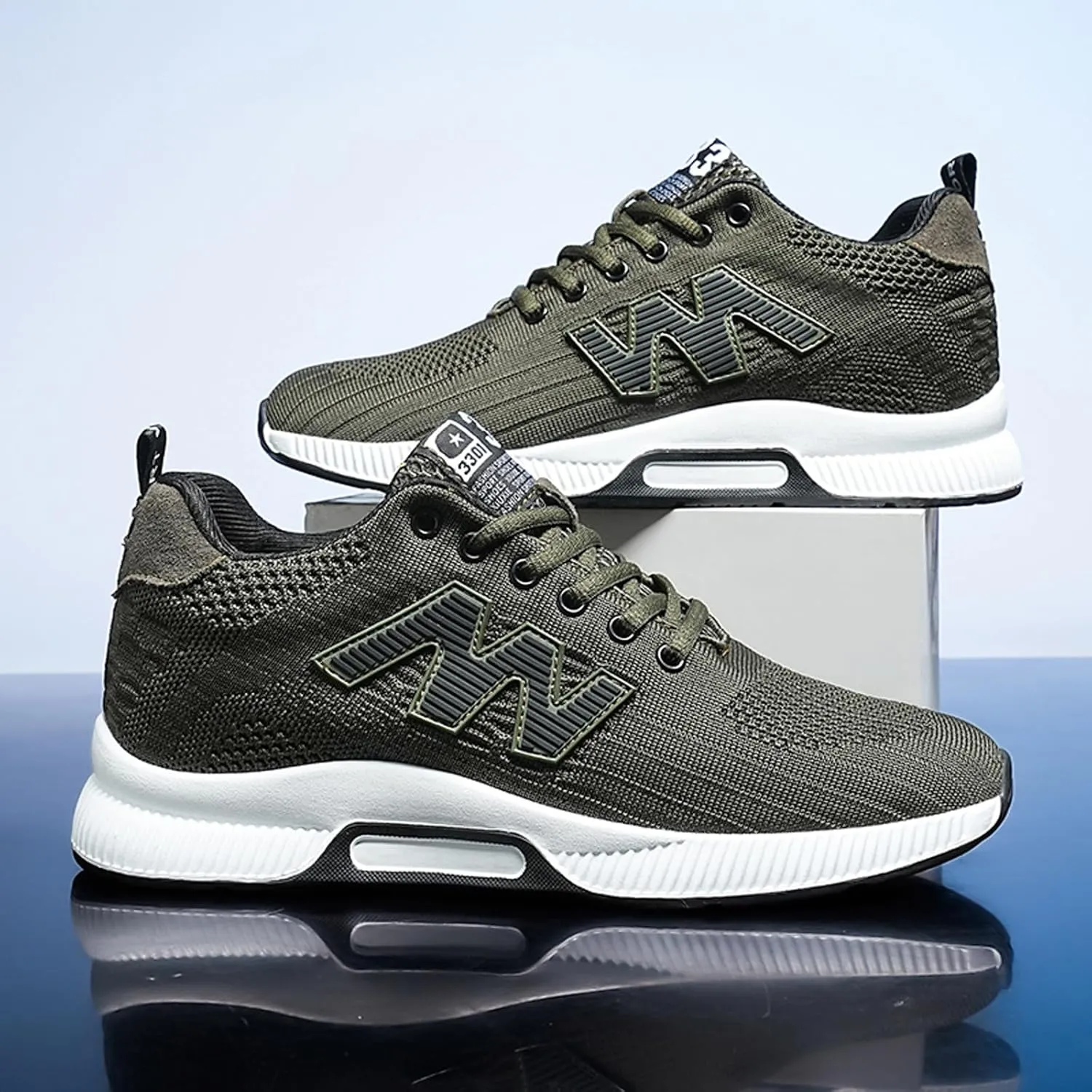 Mens Elevator Sneakers 2.36 Inchs Invisible Height Increasing Elevator Shoes Taller Lace up Hidden Heel Lift Shoes Trainers Fashion Sneakers