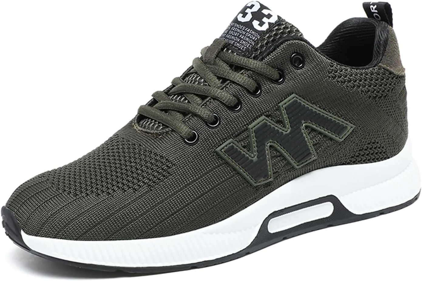 Mens Elevator Sneakers 2.36 Inchs Invisible Height Increasing Elevator Shoes Taller Lace up Hidden Heel Lift Shoes Trainers Fashion Sneakers