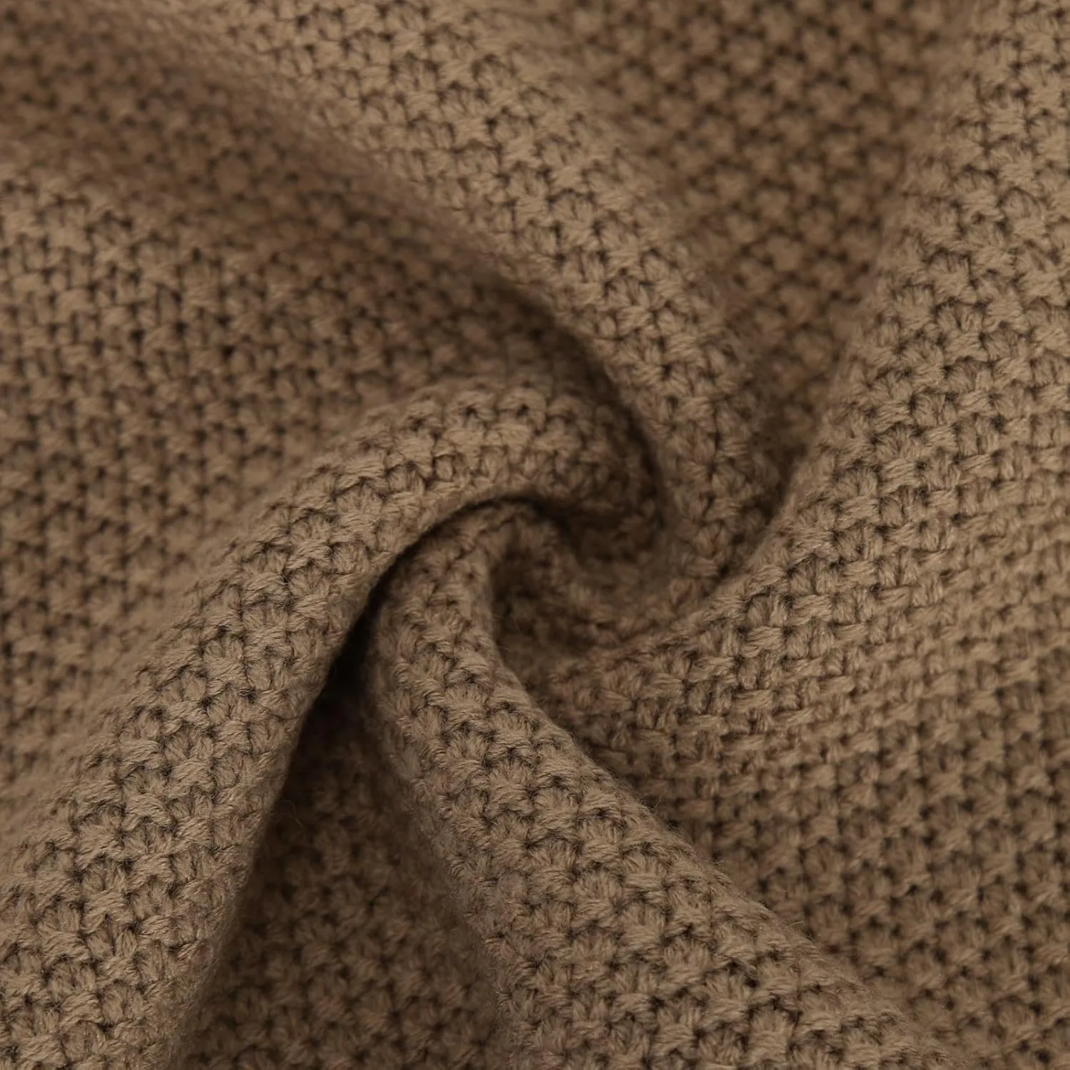 Men's Fashion V-Neck Warm Outdoor Long Sleeve Knitted Sweater Top Lightweight Pullover Knitted Fall Winter Sweaters