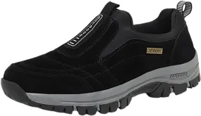 Mens Hiking Shoes Breathable Lightweight Walking Shoes Slip on Workout Shoes for Trekking Camping Walking Fishing