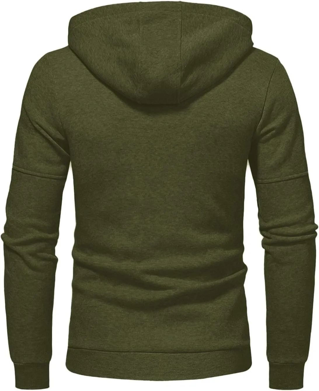 Mens Hoodies with Zipper Pockets Full Zip Hoodies for Men Fleece Long Sleeve Sweatshirts Sports Workout Hooded Jacket