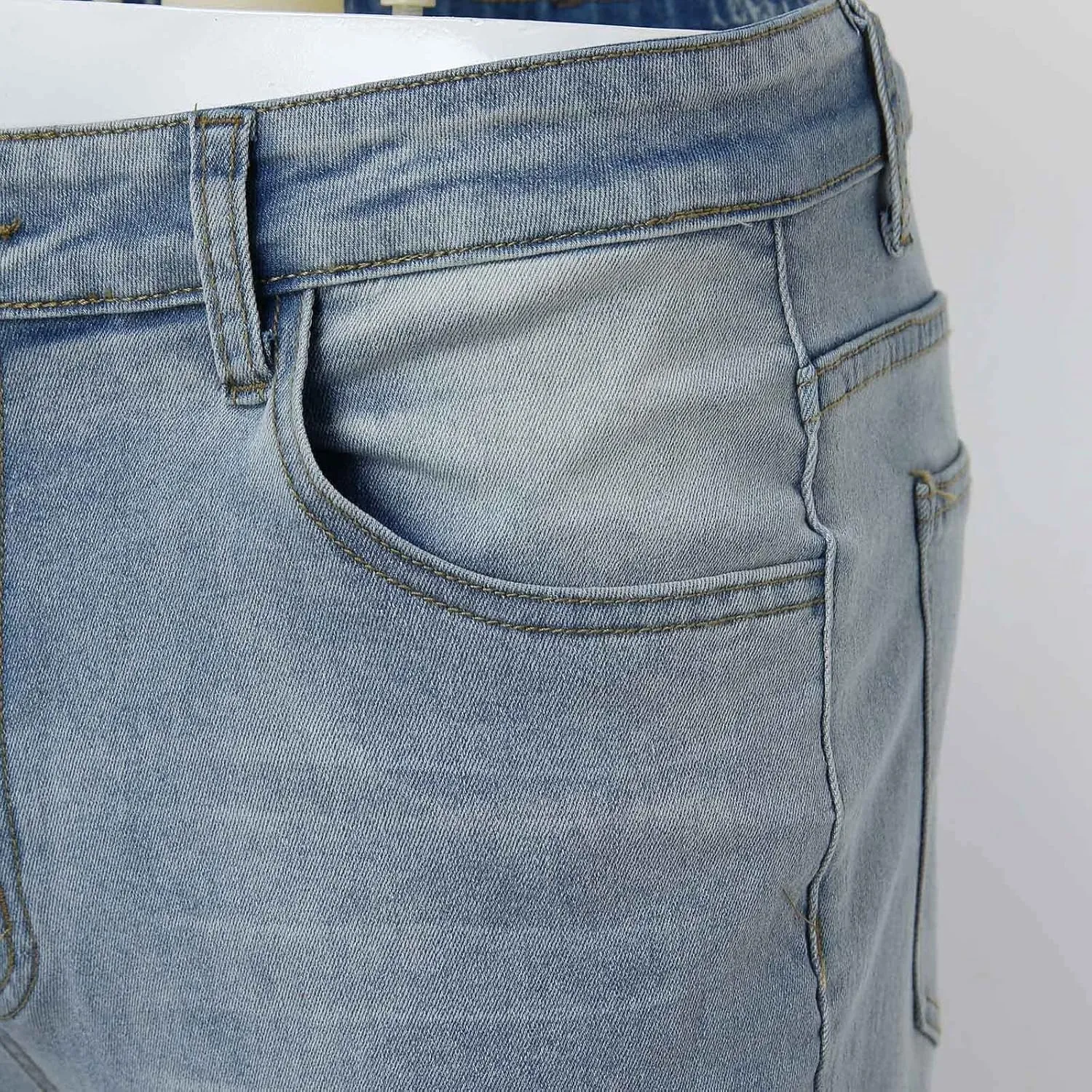 Mens Jeans Bootcut Men's Black Stacked Jeans Ripped Jeans Regular Fit Patch Distressed Destroyed Denim Streetwear Pant