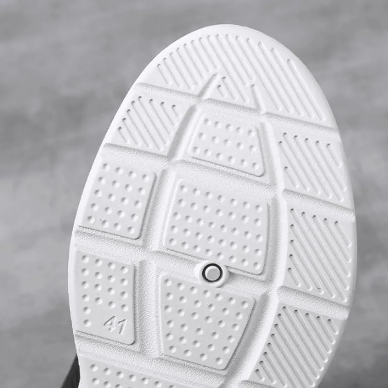 Men's Knit Mesh Oxfords Casual Dress Sneakers Daily Non-Slip Soft Sole Casual Shoes Lightweight Formal Business Shoes