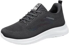 Men's Knit Mesh Oxfords Casual Dress Sneakers Daily Non-Slip Soft Sole Casual Shoes Lightweight Formal Business Shoes
