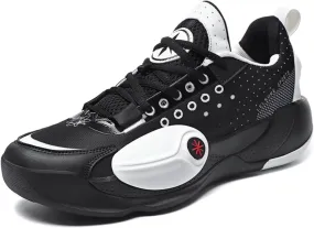Men's Lightweight Mesh Platform Basketball Shoes Fashion High Top Non Slip Sport Sneakers for Walking Running Tennis Daily Driving