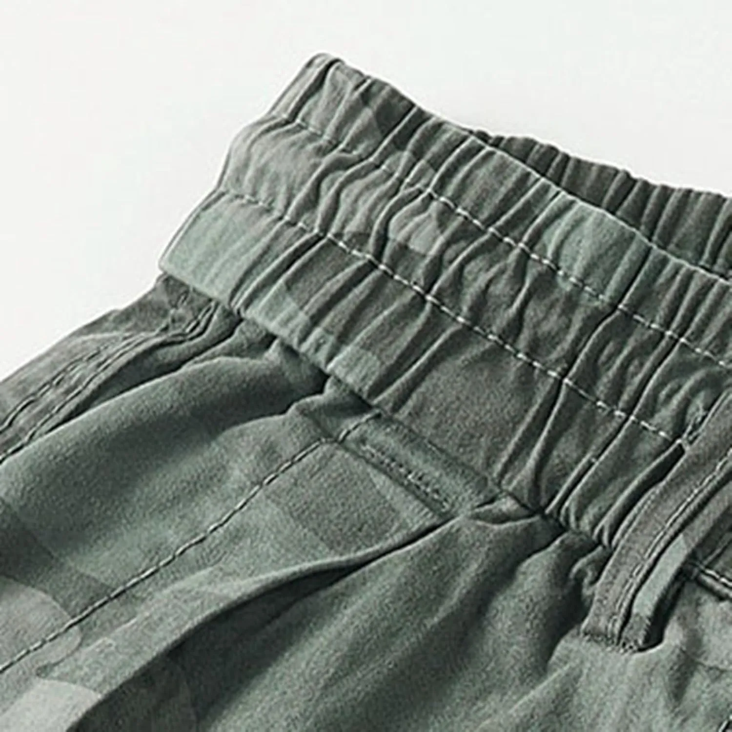 Men's Lightweight Multi Pocket Cotton Casual Cargo Shorts,Outdoor Twill Camo Shorts with Zipper Pockets(No Belt) Golf Shorts