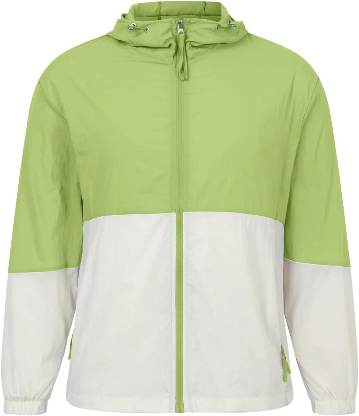 Men's Lightweight Windbreaker Jackets Outdoor Hooded Pocket Raincoat Jacket Men Zipper Cardigan Sweater Men's Cardigan