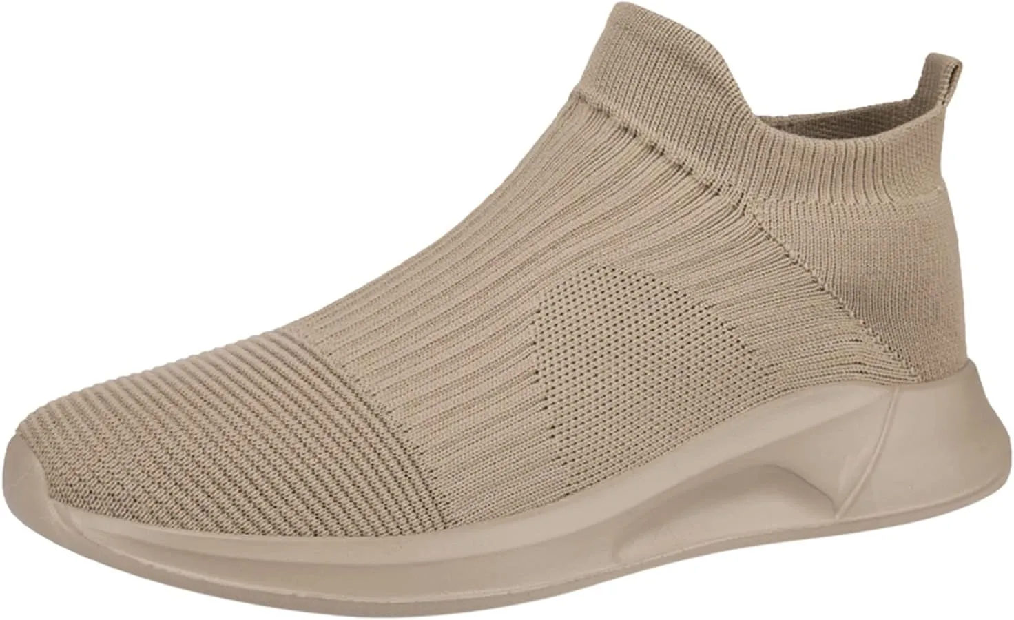 Mens Loafers & Slip-Ons Fashion Spring and Summer Men Sports Shoes Flat Bottom Lightweight Slip On Fly Woven Mesh