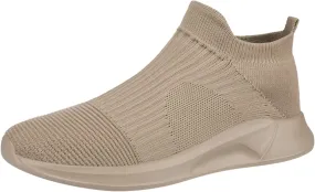 Mens Loafers & Slip-Ons Fashion Spring and Summer Men Sports Shoes Flat Bottom Lightweight Slip On Fly Woven Mesh