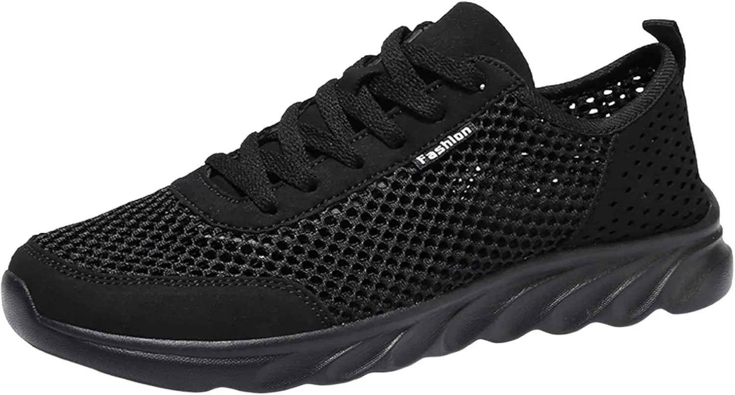 Mens Loafers & Slip-Ons Men Sports Shoes Simple Solid Color Fashion Summer New Pattern Mesh Hollow Breathable