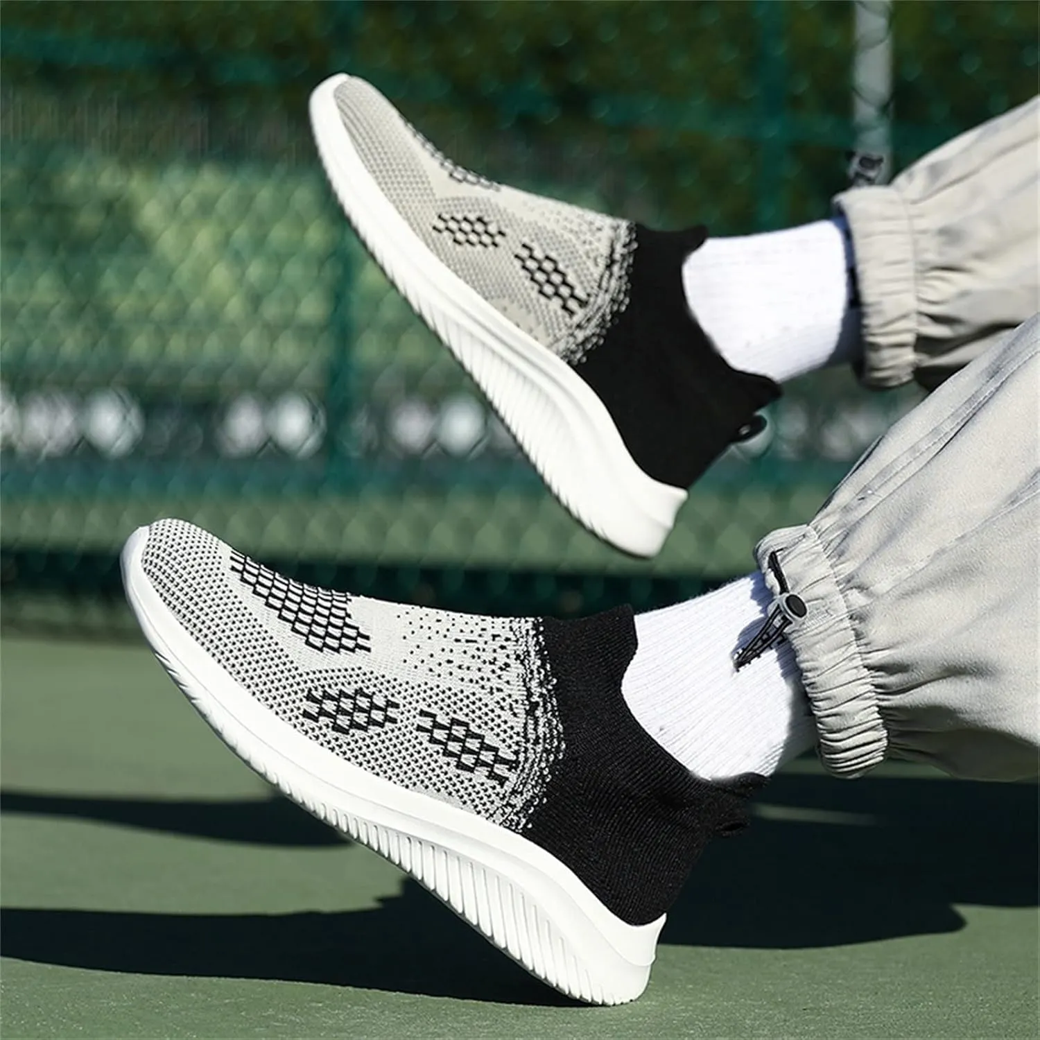 Mens Loafers & Slip-Ons Mens Couple Shoes Casual Shoes Slip On Breathable Fashion Flat Casual Shoes Walking