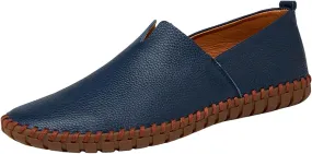Mens Loafers & Slip-Ons Men's Slip On Loafers Fashion Breathable Flat Loafers Comfortable Slip Soft Sole Walking