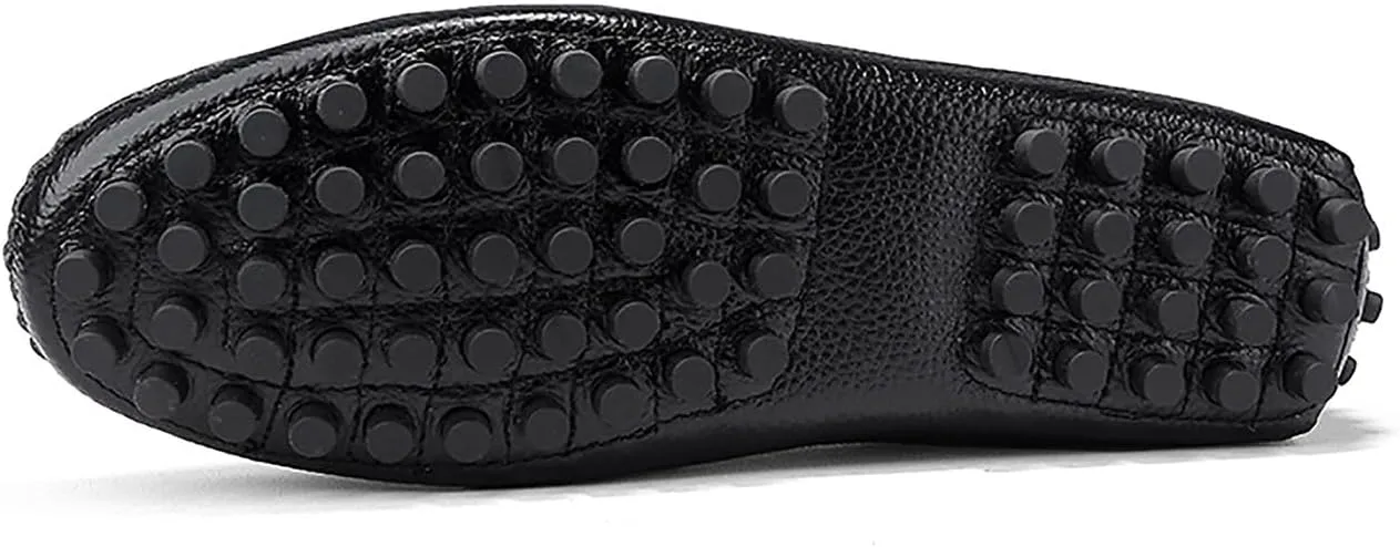 Mens Loafers Casual Silp On Leather Penny Loafers Fashion Lightweight Driving Boat Shoes for Mens