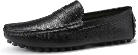 Mens Loafers Casual Silp On Leather Penny Loafers Fashion Lightweight Driving Boat Shoes for Mens