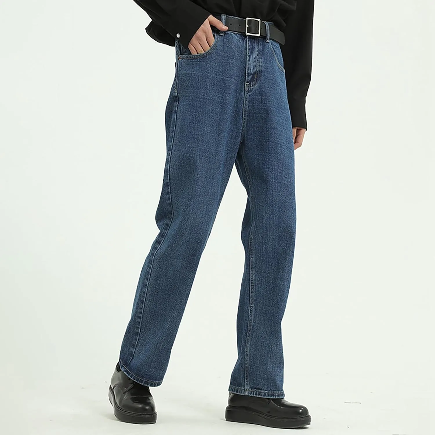 Men's Relaxed Fit Jeans Straight Leg Stretch Comfort Denim Jeans for Men Jean's for Men