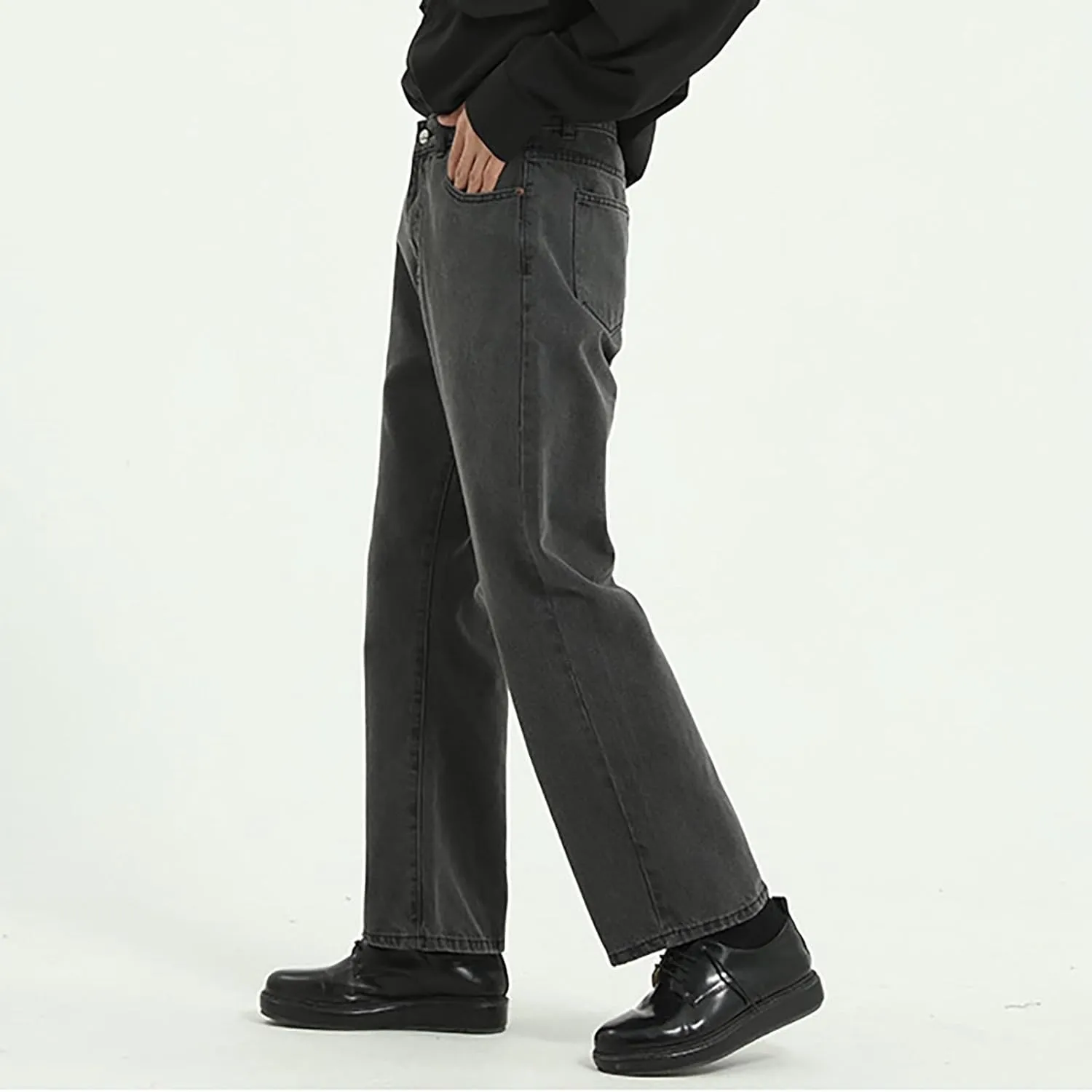 Men's Relaxed Fit Jeans Straight Leg Stretch Comfort Denim Jeans for Men Jean's for Men