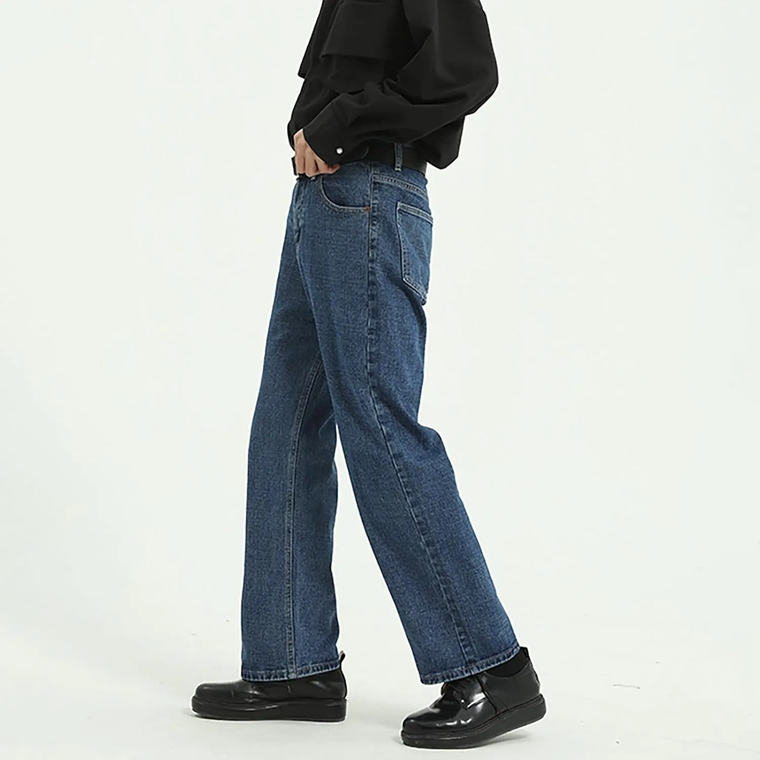 Men's Relaxed Fit Jeans Straight Leg Stretch Comfort Denim Jeans for Men Jean's for Men