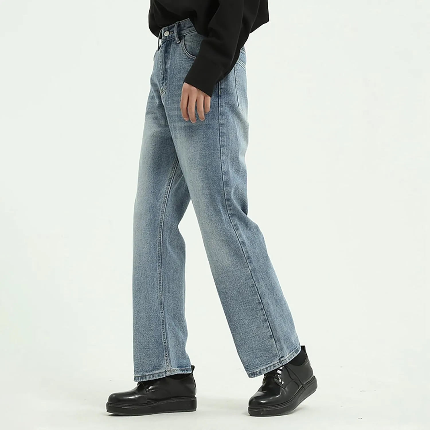 Men's Relaxed Fit Jeans Straight Leg Stretch Comfort Denim Jeans for Men Jean's for Men
