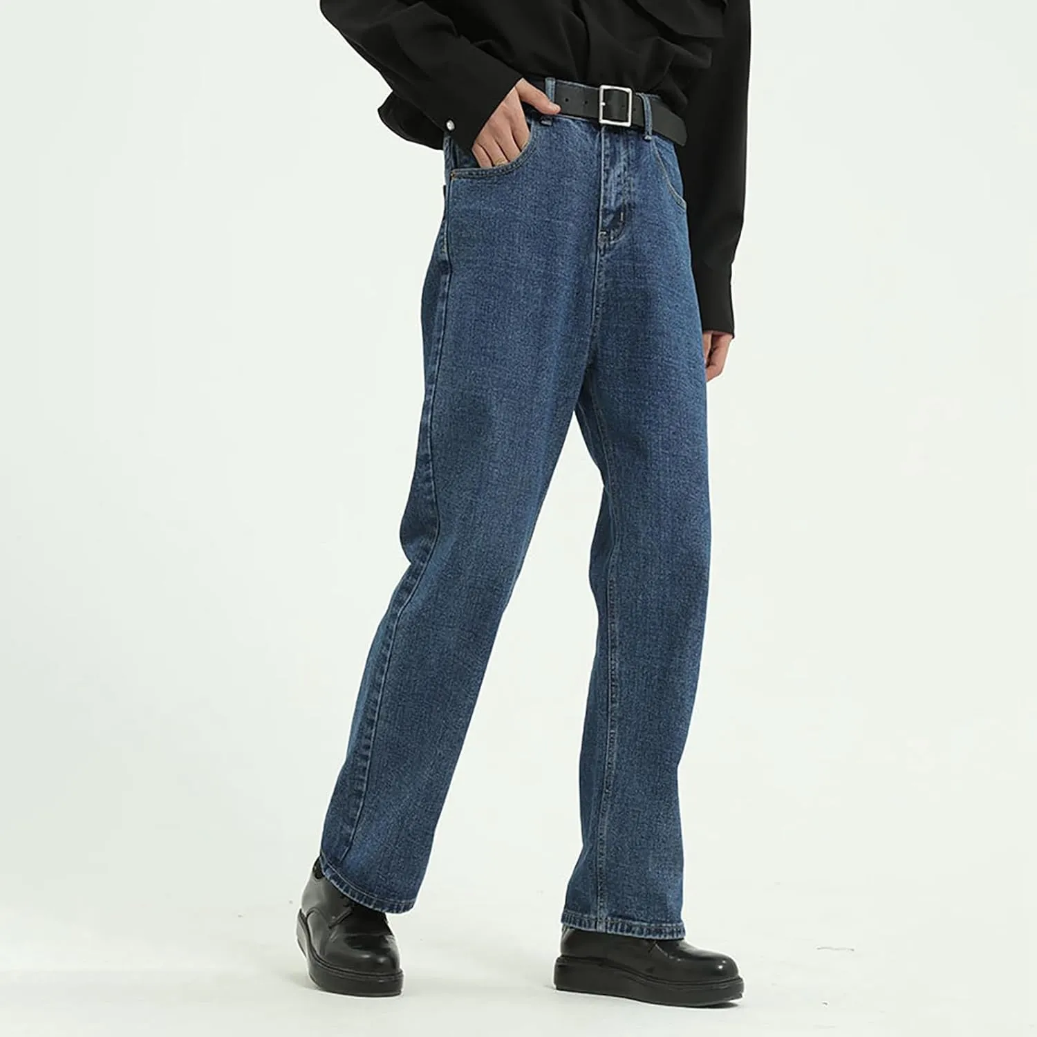 Men's Relaxed Fit Jeans Straight Leg Stretch Comfort Denim Jeans for Men Jean's for Men