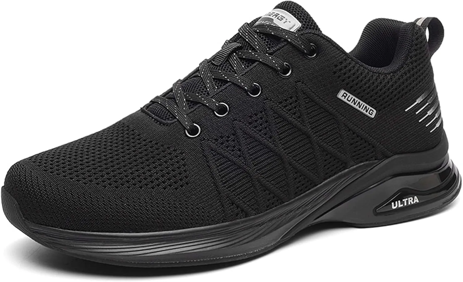 Men's Sports Running Shoes Fashion Sneakers Non-Slip Breathable Road Jogging Shoes Indoor Outdoor Fitness Running Trainers Outdoor Mesh Sports Tennis Shoes