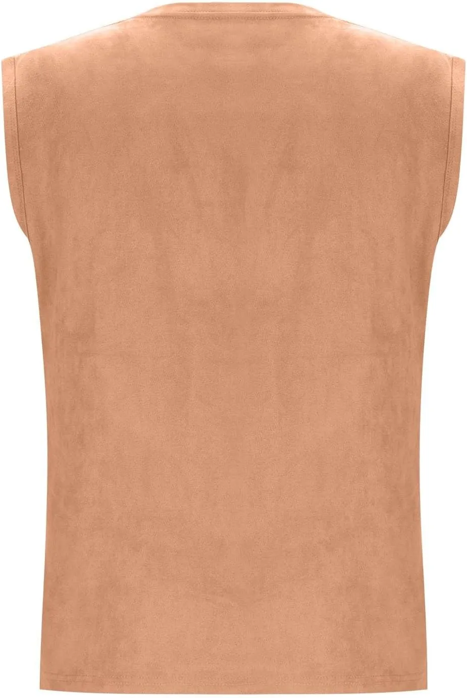 Men's Suede Tank Top Sports Pullover Round Neck Fitness Gym Running Athletic Sleeveless Tops Bodybuilding Muscle