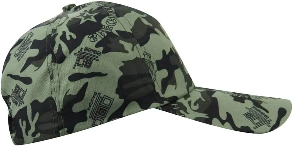 Mens Summer Camo Army Military Peaked Golf Runner Long Brim Sun Baseball Cap Hat