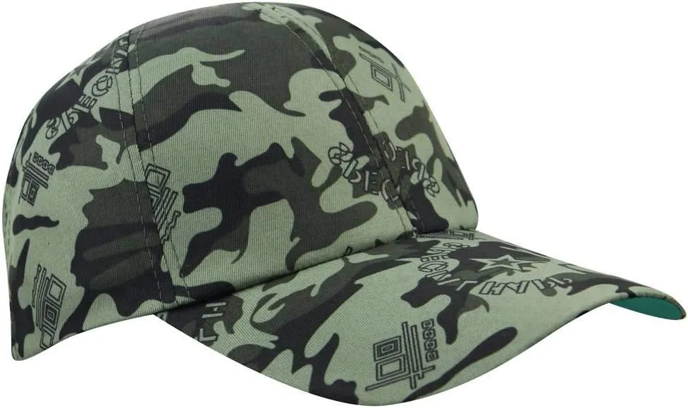 Mens Summer Camo Army Military Peaked Golf Runner Long Brim Sun Baseball Cap Hat