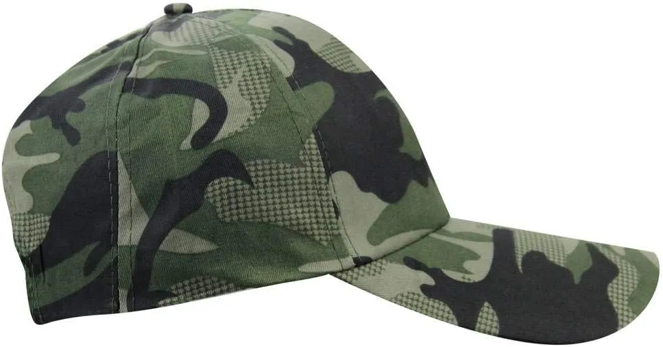 Mens Summer Camo Army Military Peaked Golf Runner Long Brim Sun Baseball Cap Hat