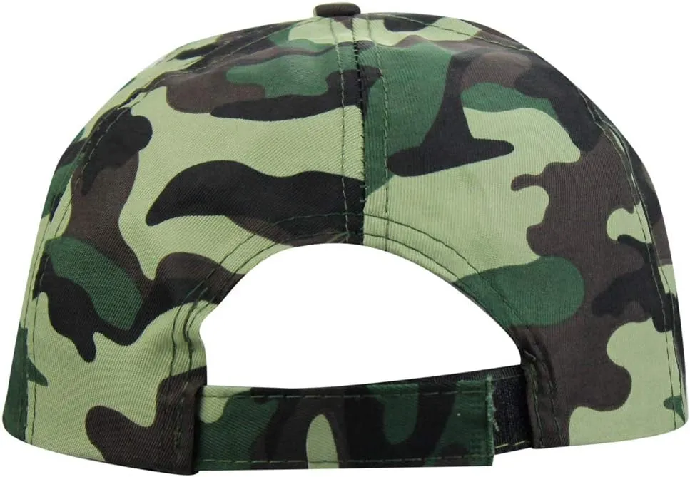 Mens Summer Camo Army Military Peaked Golf Runner Long Brim Sun Baseball Cap Hat
