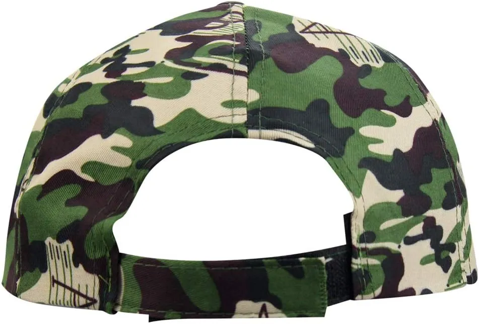 Mens Summer Camo Army Military Peaked Golf Runner Long Brim Sun Baseball Cap Hat