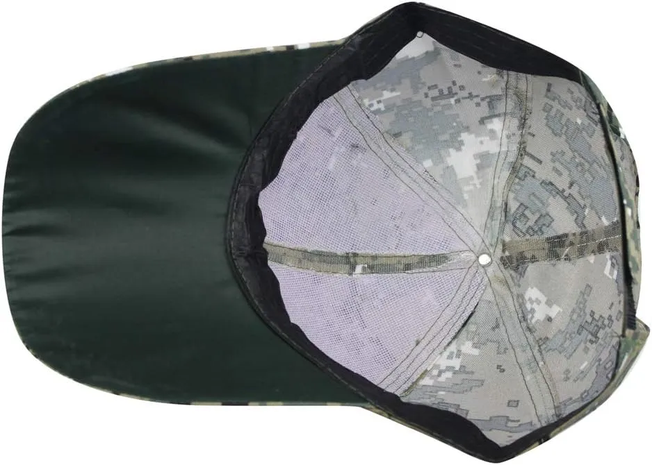 Mens Summer Camo Army Military Peaked Golf Runner Long Brim Sun Baseball Cap Hat