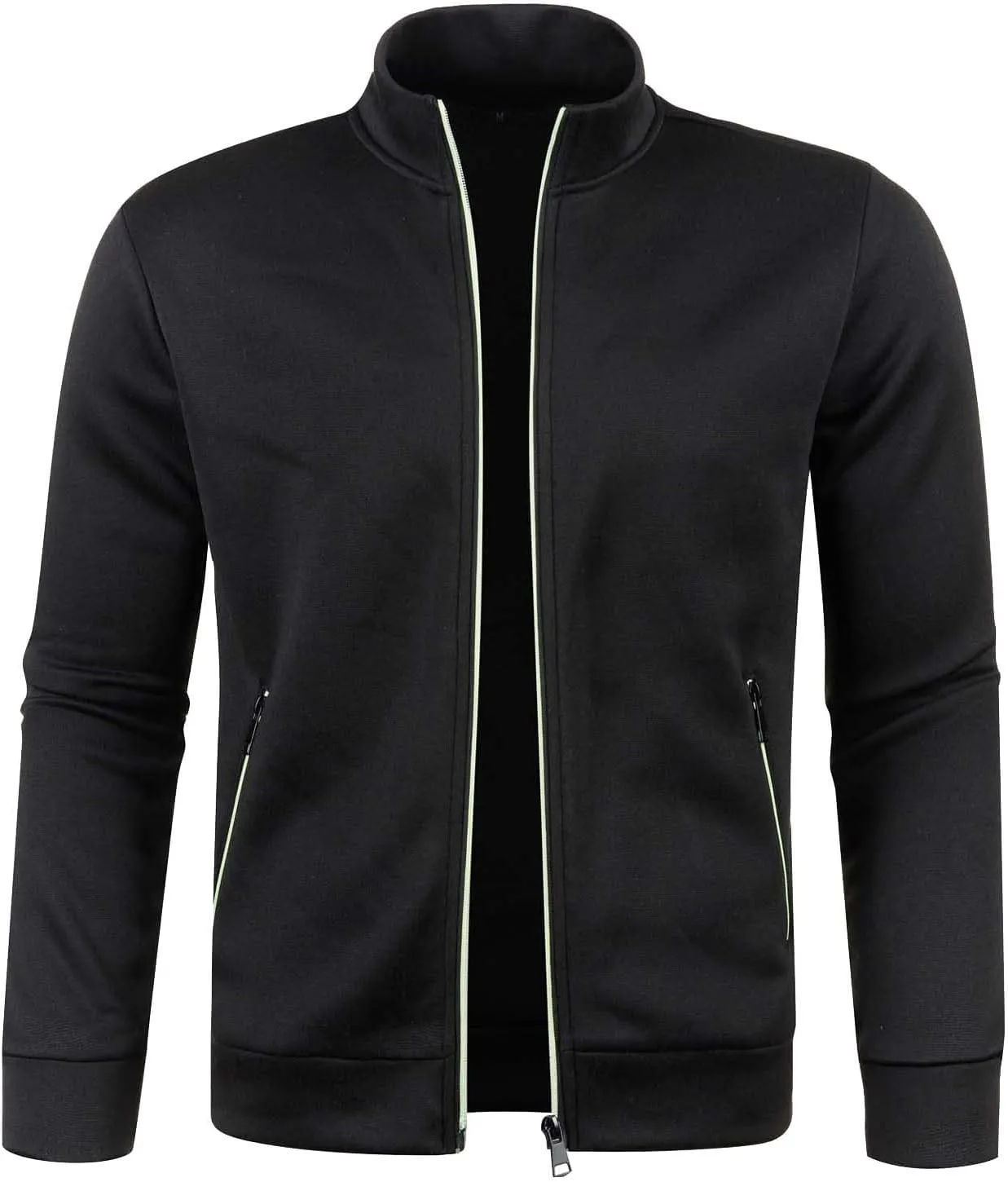 Men'S Sweatshirt Winter Solid Hooded Zipper Warm Cardigan Knitted Coat Mens Sweatshirts mens dress sweater Christmas