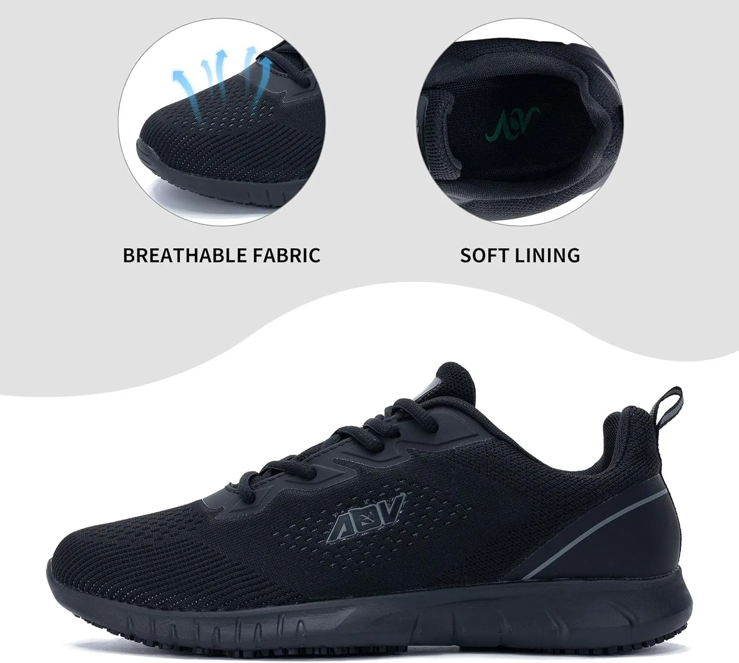 Mens Walking Shoes for Plantar Fasciitis Orthotic Sneaker with Arch Support Comfortable Tennis Shoes for Heel Foot Pain Relief Size 7-13