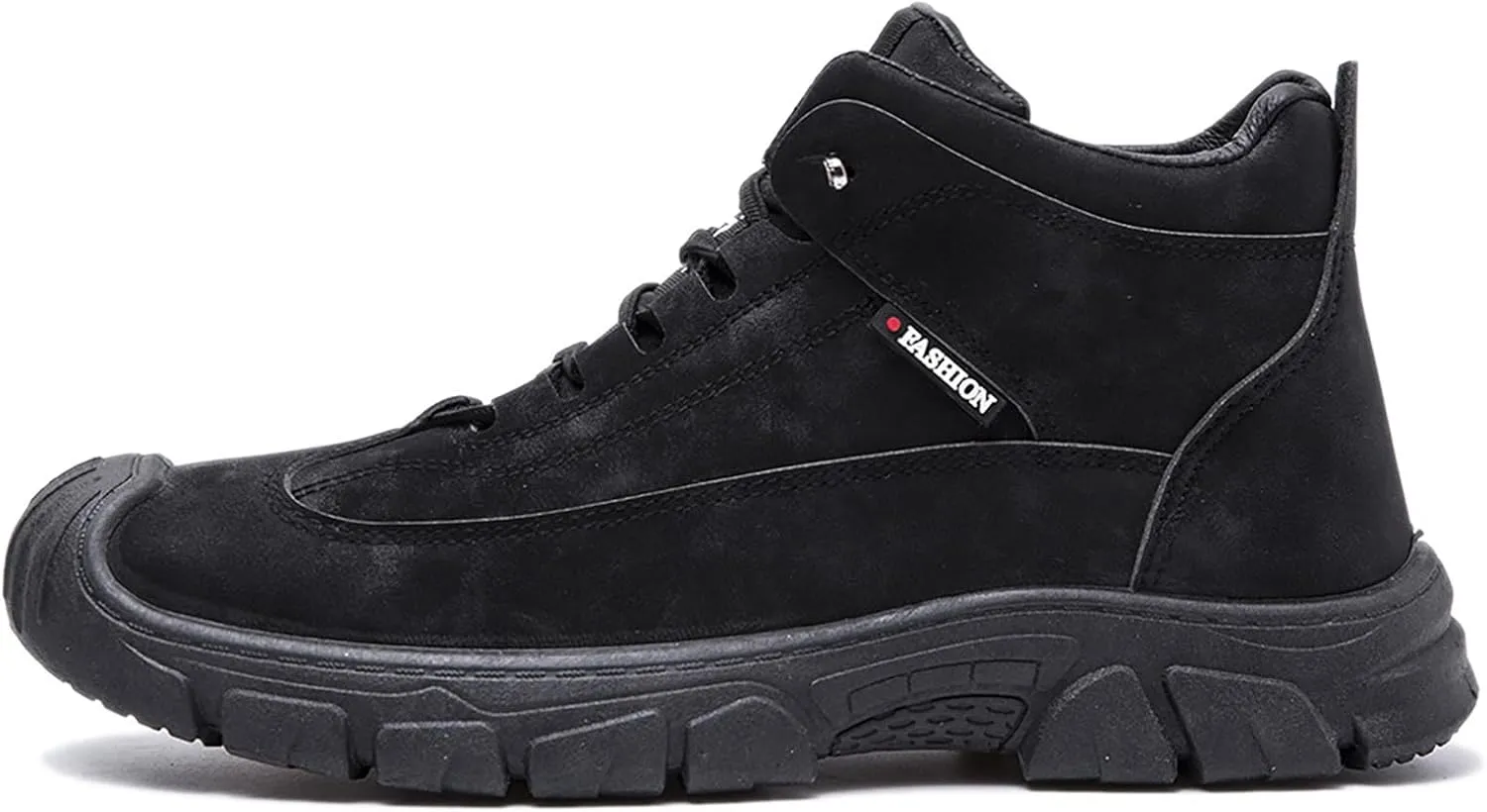 Men's Winter Plush Chukka Boot Thickened Casual Soft Sole Cotton Snack Boots Lace Up Hiking Ankle Shoes Men Casual Dress