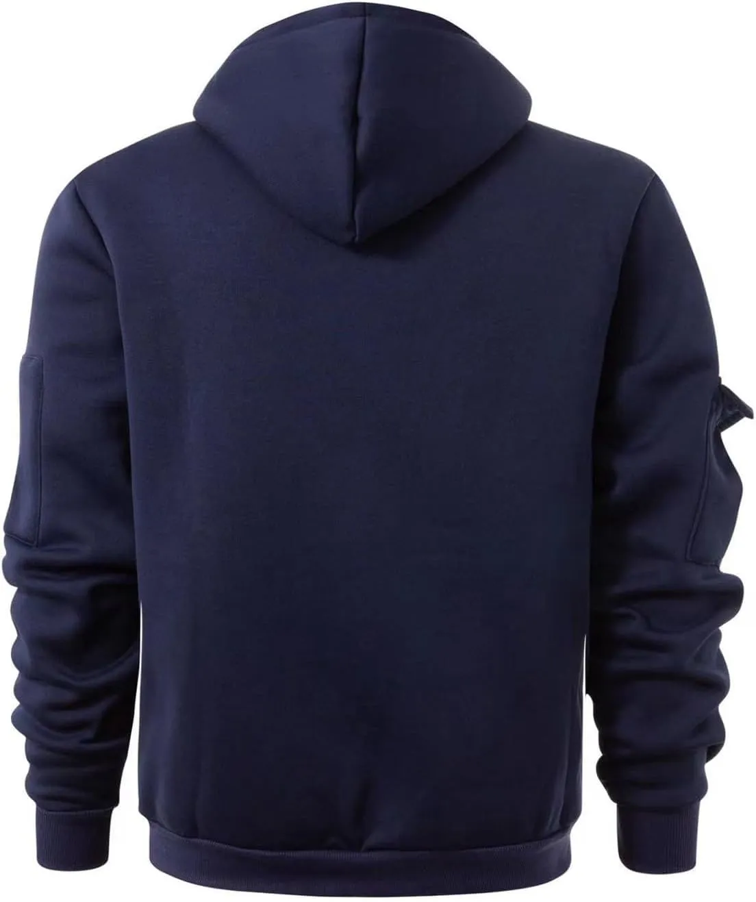 Men's Zip-Up Hoodie Midweight Sweatshirts Full Zip Drawstring Hoods with Pockets for Casual Workout Outdoor Sports
