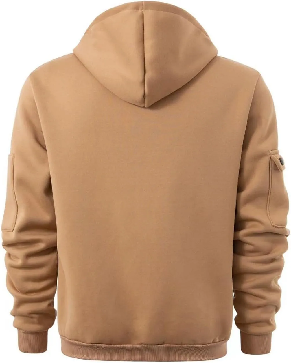 Men's Zip-Up Hoodie Midweight Sweatshirts Full Zip Drawstring Hoods with Pockets for Casual Workout Outdoor Sports