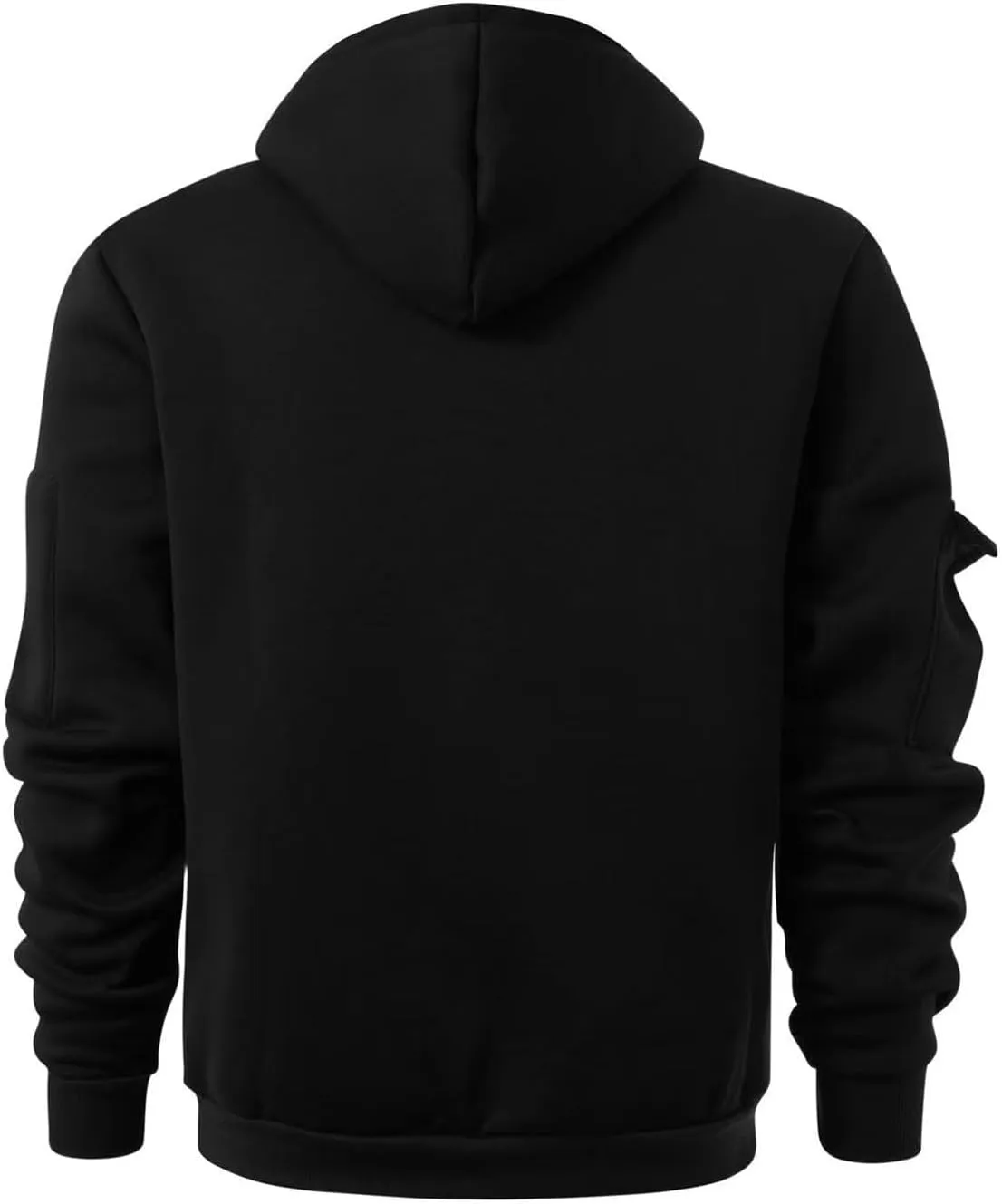 Men's Zip-Up Hoodie Midweight Sweatshirts Full Zip Drawstring Hoods with Pockets for Casual Workout Outdoor Sports