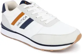 Nautica Men's Lace-Up Sneakers  Casual, Stylish, and Comfortable for Walking