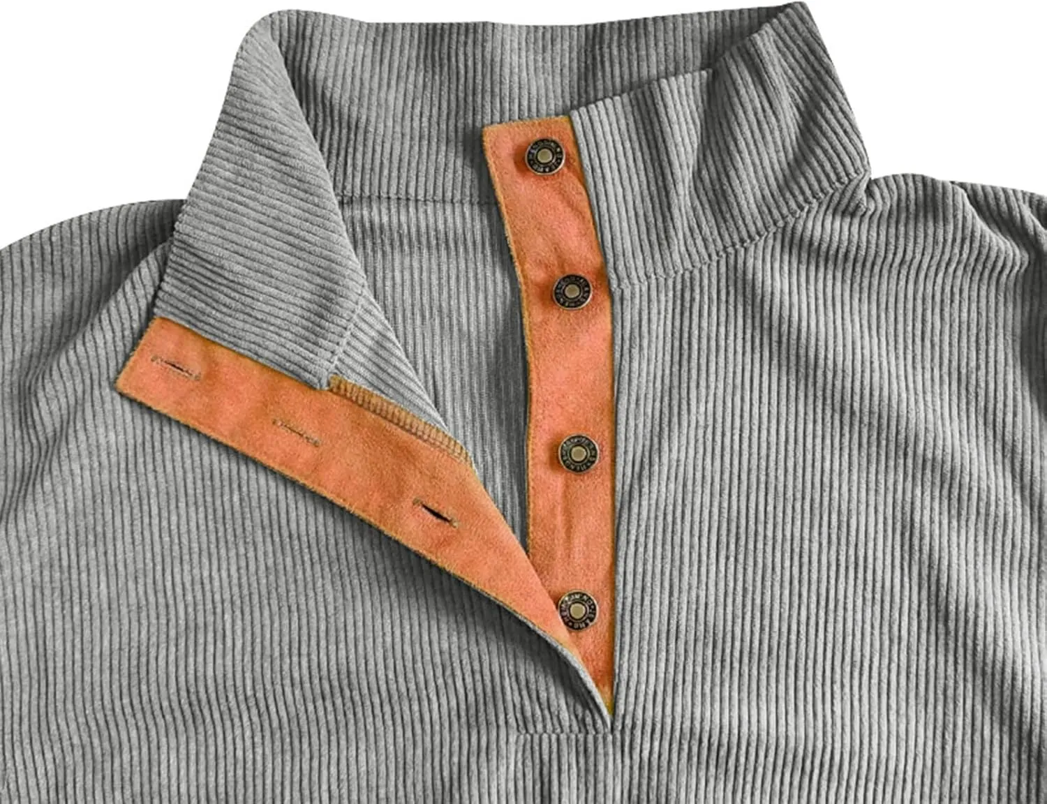 OIOLOYJM St Patrick's Day Shirt Men's Crewneck Sweatshirt Henley Long Sleeve Button Up Pullovers Sweaters