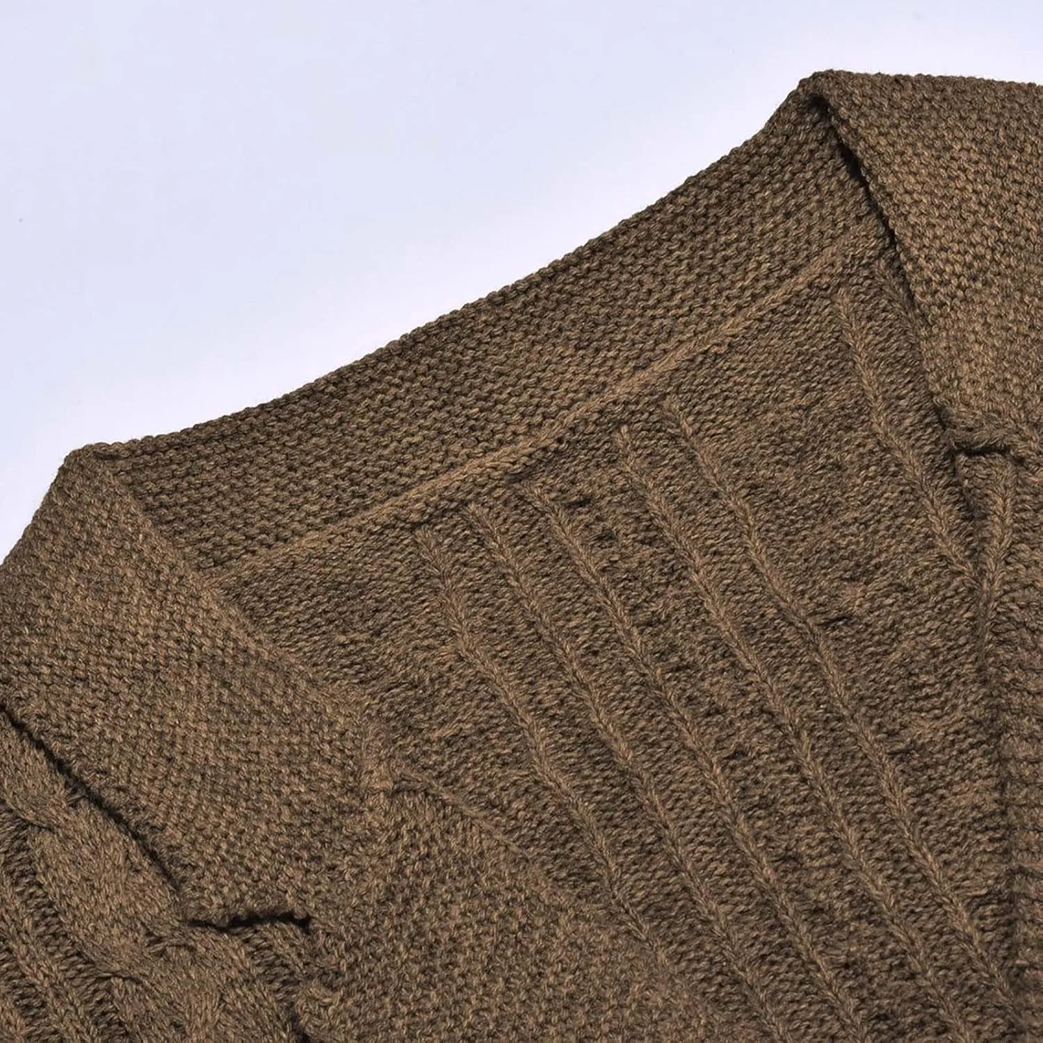 Oversized Cardigan Sweaters for Men Button Down Long Sleeve Cable Knitted Sweaters Fall Winter Soft Active Sportswear