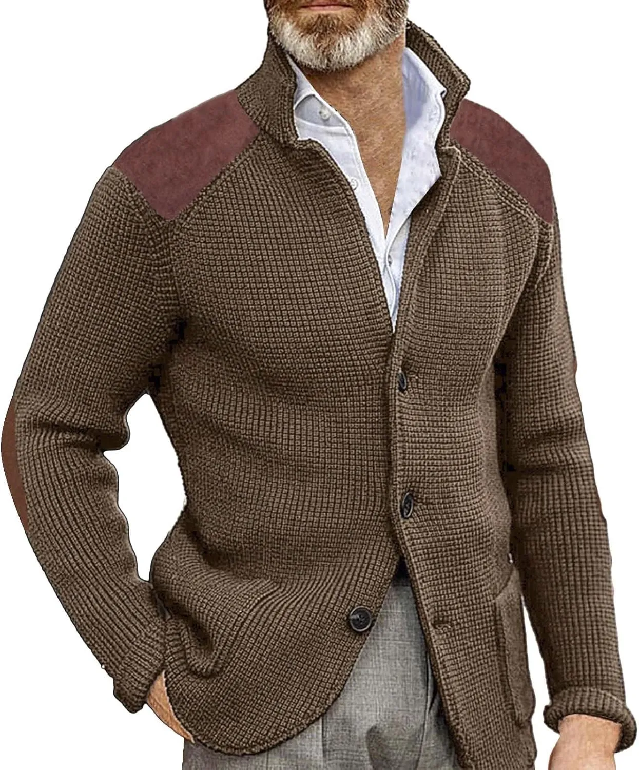 Pull Over Sweaters Mens Fashion Casual Personality Christmas Printed Couple Sweater Pullover Mens Button Down