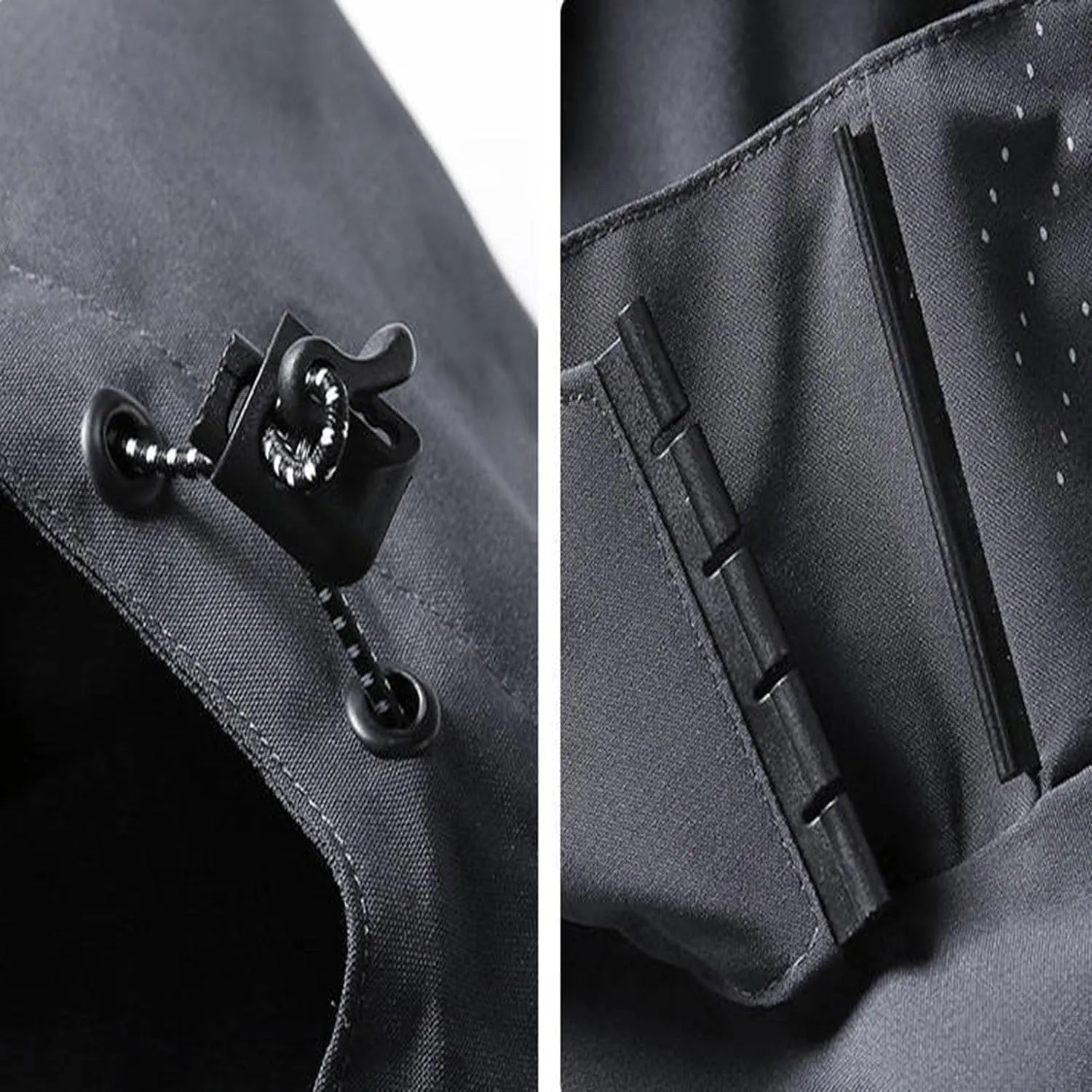 Rain Jacket for Men, Mens Waterproof Softshell Jacket Windbreaker Lightweight Outdoor Rain Coat Windbreaker with Hood