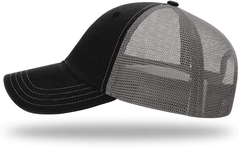 Richardson 111 & 111P Garment-Washed Relaxed Fit Adjustable Snapback Trucker Cap | OSFM | Bulk Pack Available