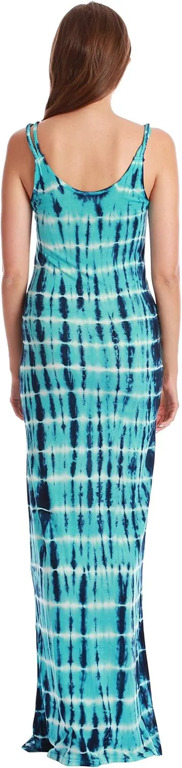 Riviera Sun Tie Dye Spaghetti Strap Maxi Dress