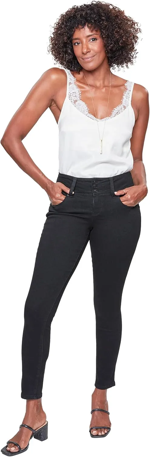 Royalty For Me Womens YMI Jeans Women's Sustainable Wannabettabutt Skinny Jeans