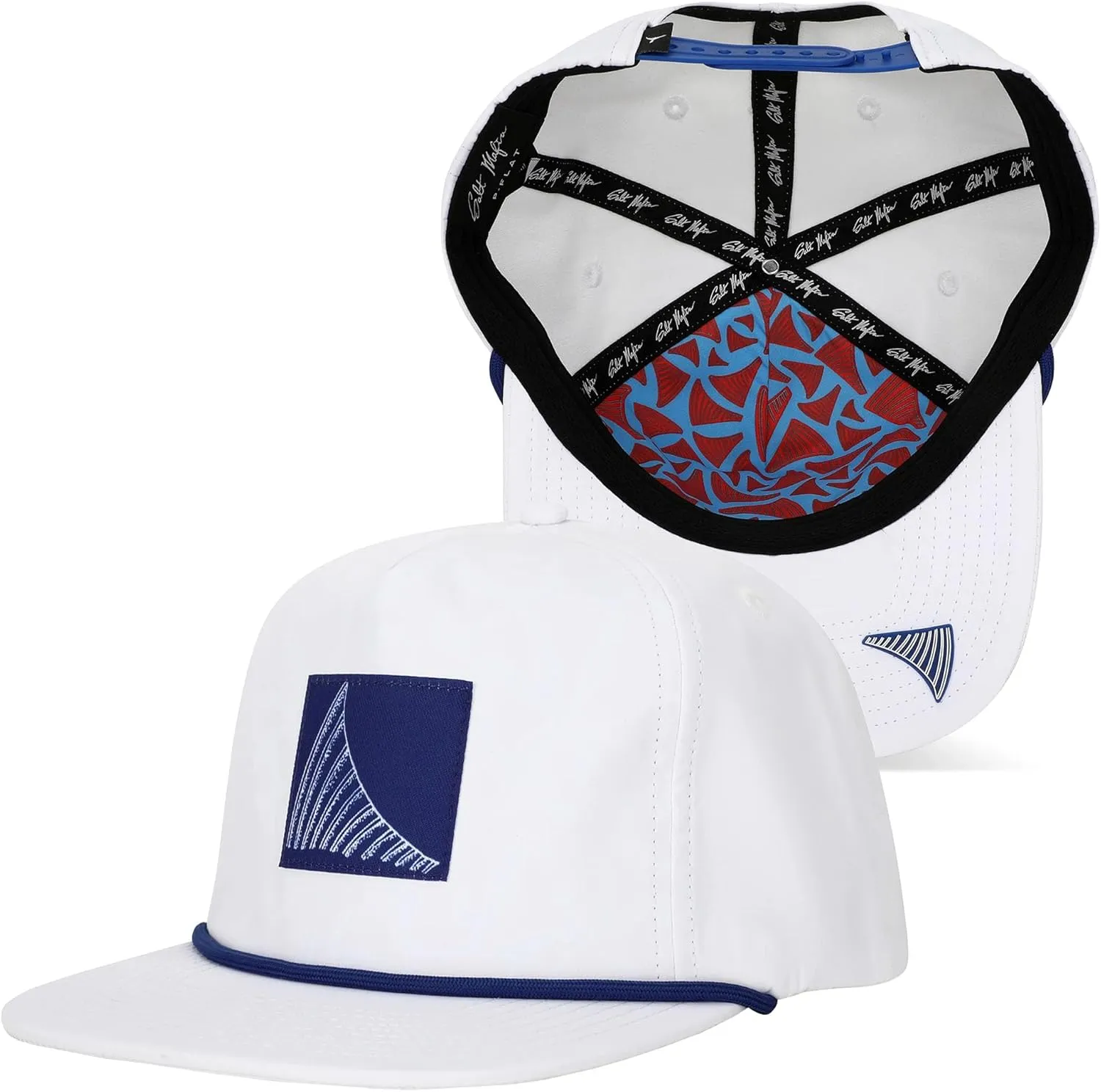 Salt Mafia Hats for Men - Waterproof Hats for Men, Poly-Flat Brim Surfer Hat
